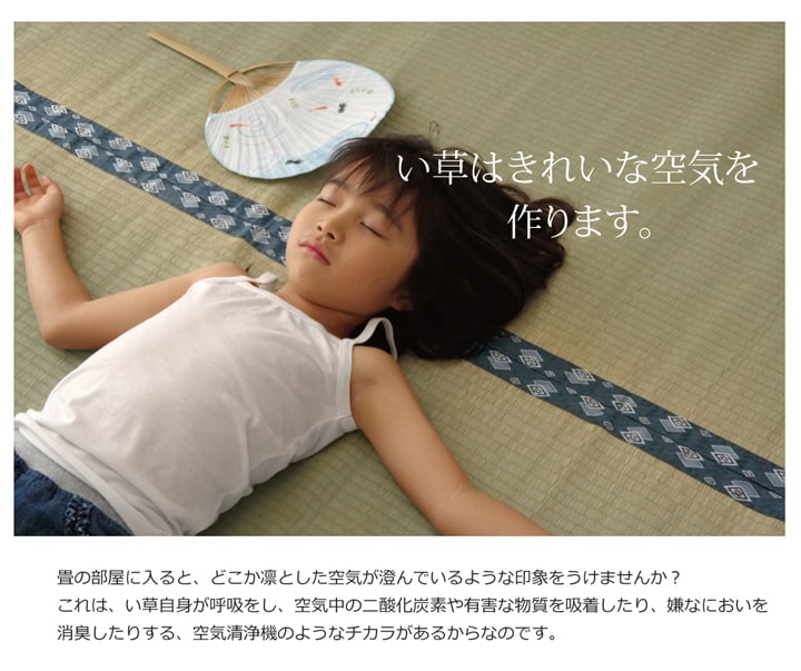 い草上敷き ほほえみ 三六間サイズ