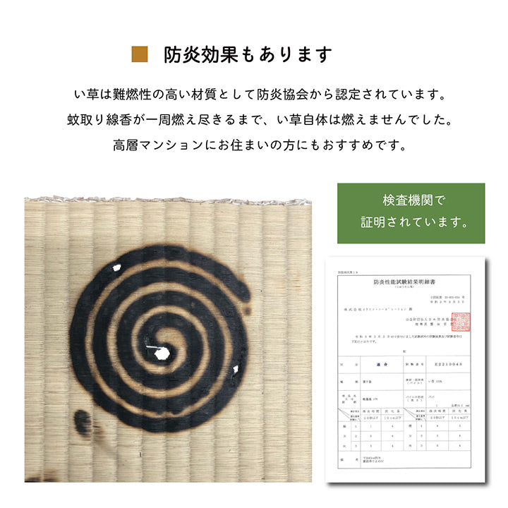 フローリングに置くだけ置き畳 無地畳 なつかしい畳の香りと肌ざわり