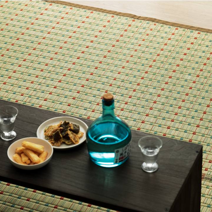 レトロモダンな国産い草ラグ 小夏 江戸間サイズ 1畳~8畳