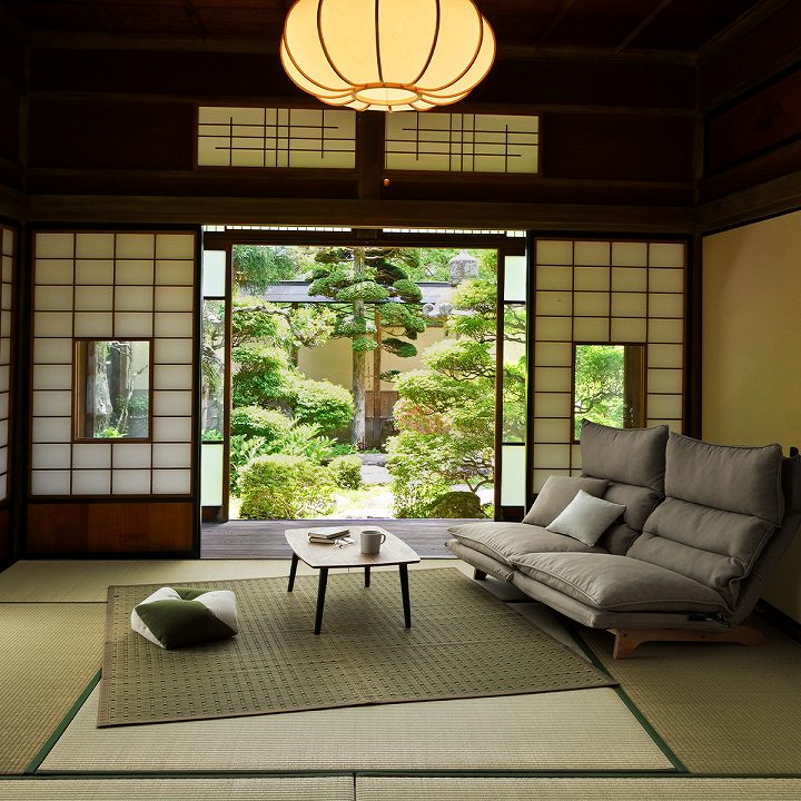 レトロモダンな国産い草ラグ 小夏 江戸間サイズ 1畳~8畳