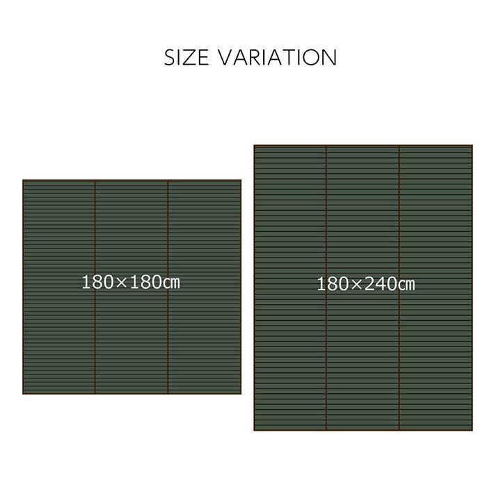 シンプルなデザインで年間使用しやすいバンブーラグ ルクス