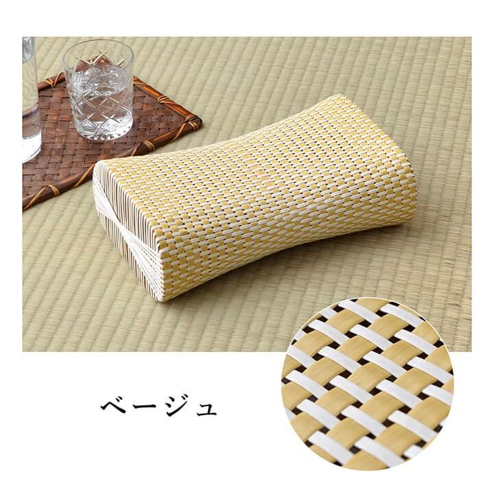 適度な硬さでひんやりした肌感触のポリプロピレン枕