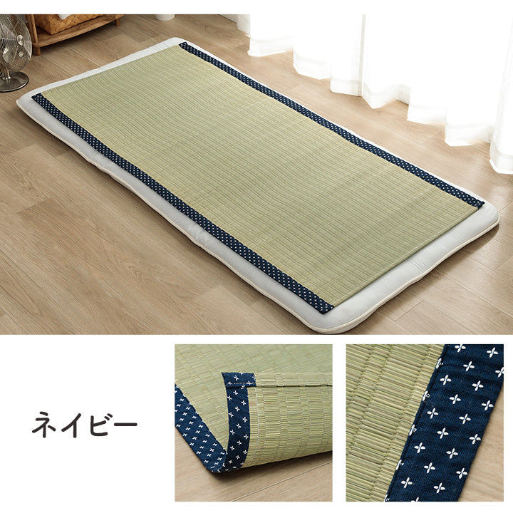 熊本県八代産の国産い草を使用したい草シーツ(寝ござ) 詩織 敷きパッド