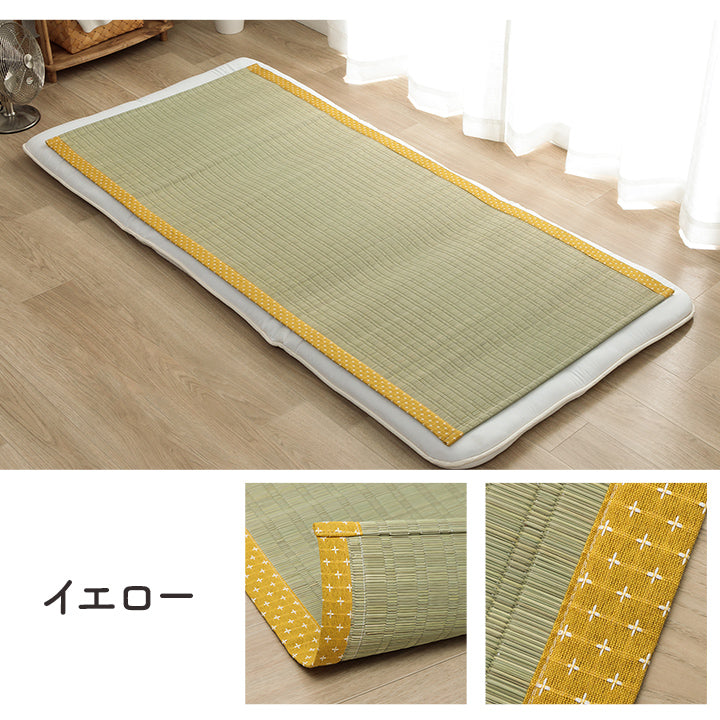 熊本県八代産の国産い草を使用したい草シーツ(寝ござ) 詩織 敷きパッド