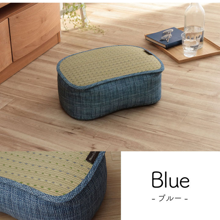 すっきりとしたドット柄のおしゃれない草のスマホクッション