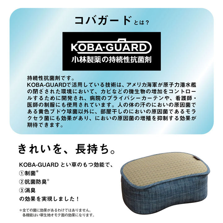 すっきりとしたドット柄のおしゃれない草のスマホクッション