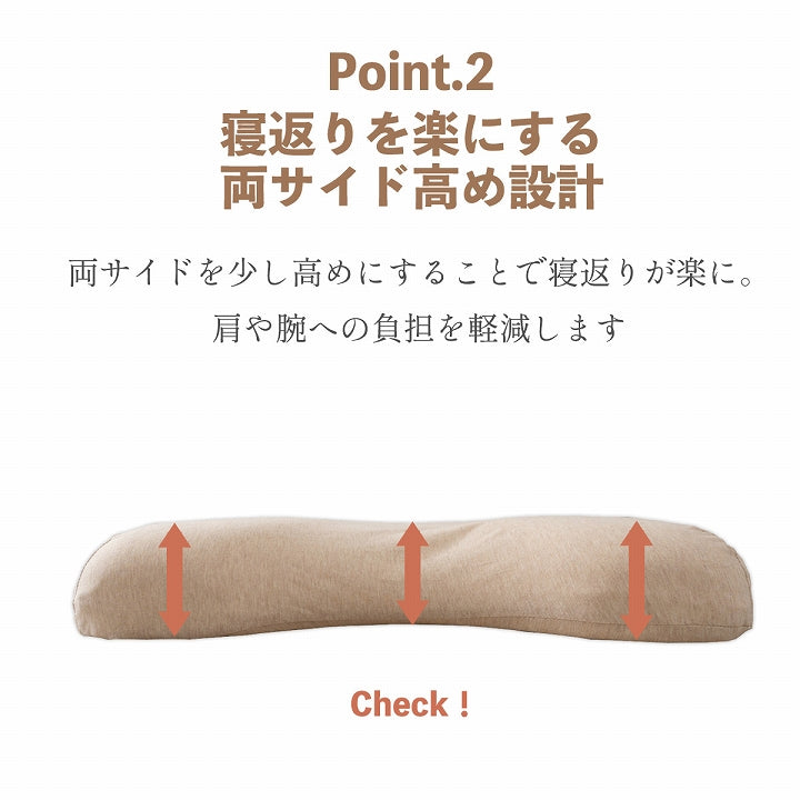 肩やすらぎ枕 横向き寝さんにオススメの整骨院長と考えた枕