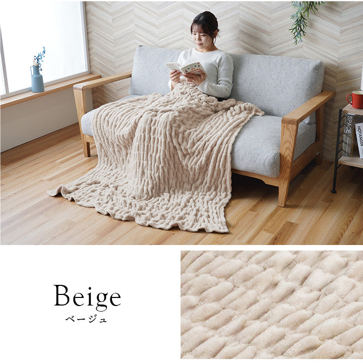 体をやさしくつつみこむハーフケット 伸縮性のある生地を使用