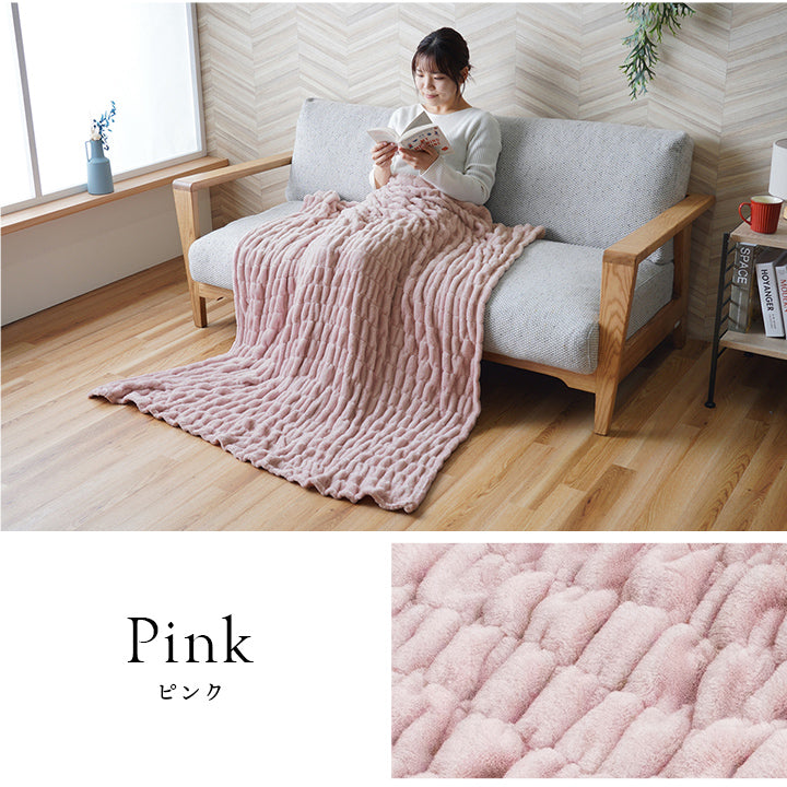 体をやさしくつつみこむハーフケット 伸縮性のある生地を使用