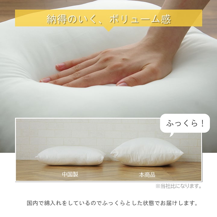 国産のヌードクッション 45×45cm(2個組)