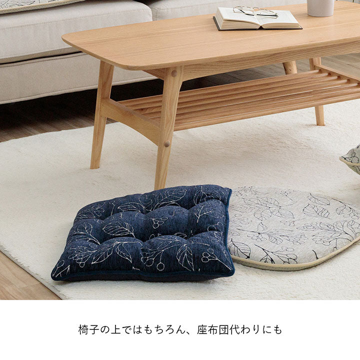 高級感のあるシェニールジャガード生地を使用したシートクッション ブラン シート