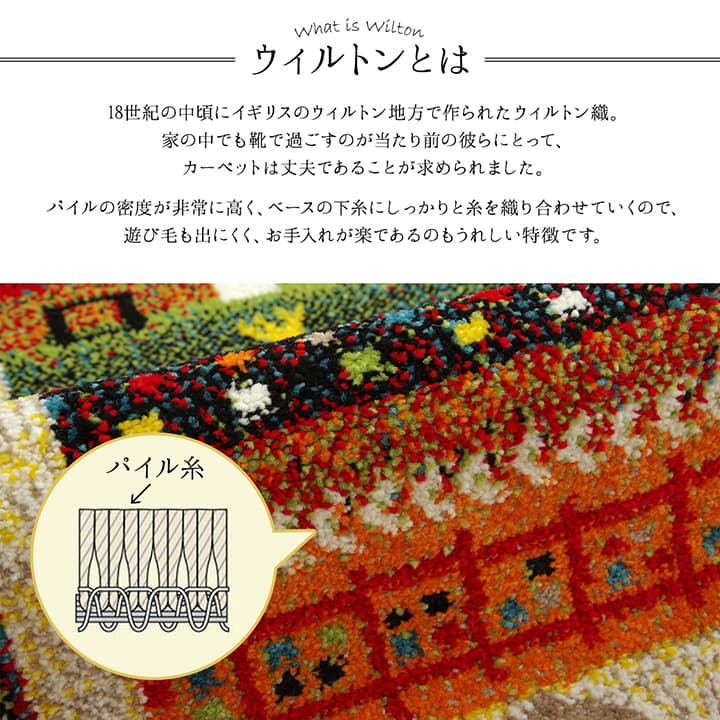 ウィルトン織りの玄関マット プラテリア