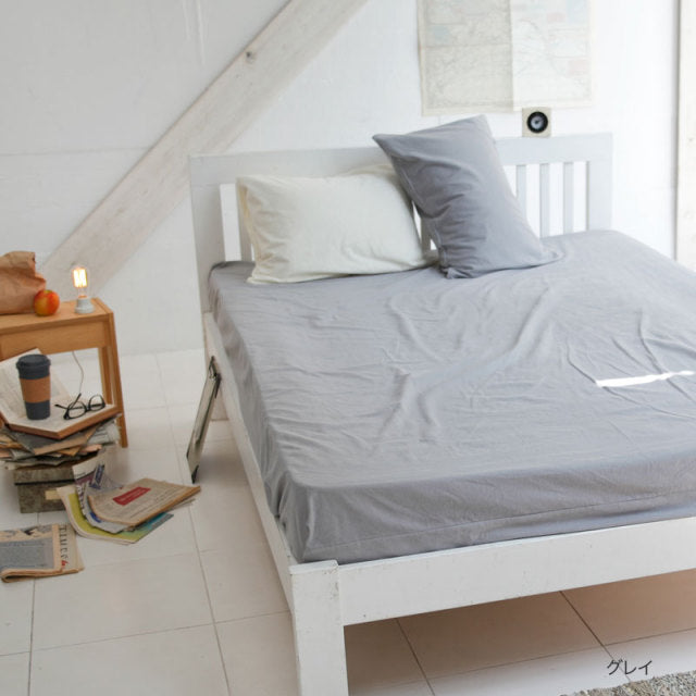 ふんわりなめらかボックスシーツ コットンフランネル 天然繊維の心地よさ【Fab the Home】