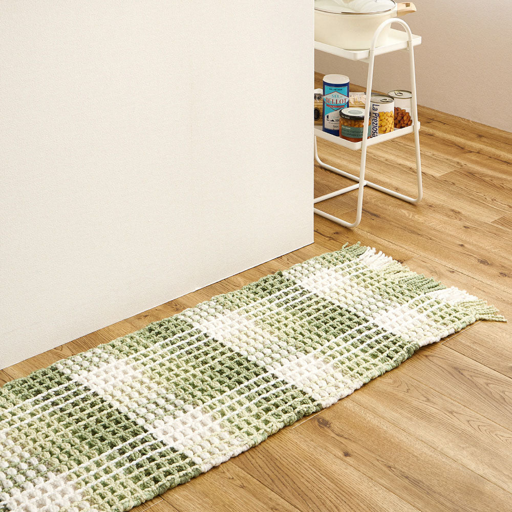 ぽこぽこタッチが可愛いワッフル風マット エルフ