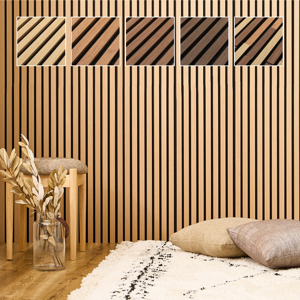 壁をおしゃれにDIYできる吸音パネル(同色6枚組)工事不要・簡単施工