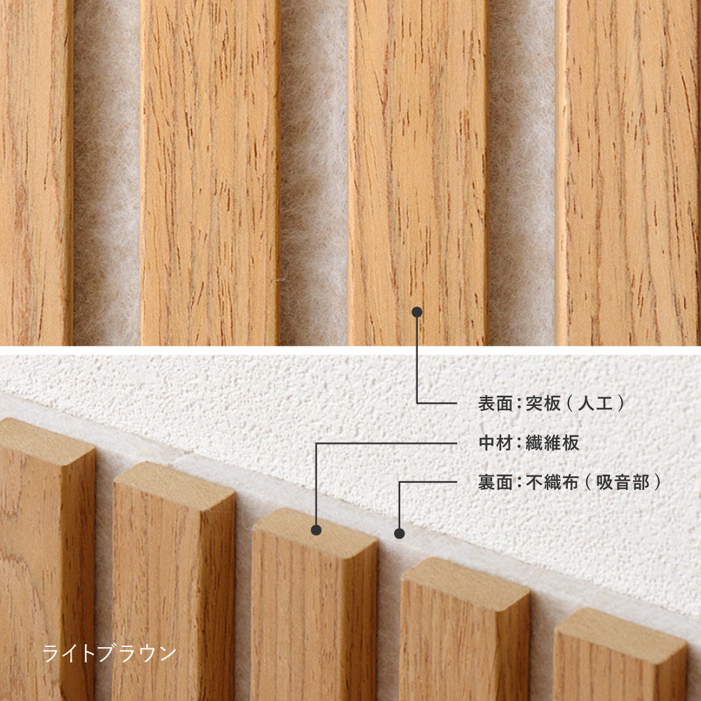 壁をおしゃれにDIYできる吸音パネル(同色6枚組)工事不要・簡単施工