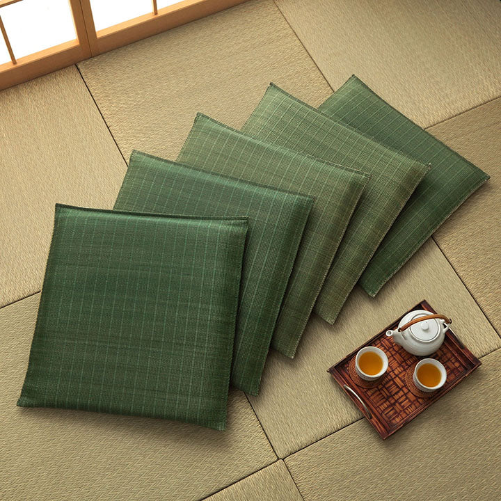 和風モダンでシンプルない草座布団 大紬 い草座布団 55×55cm(5枚組)