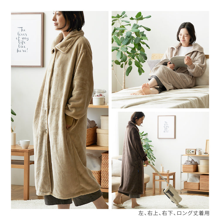 着る毛布 3WAYハイネックタイプ プレミアムマイクロファイバー