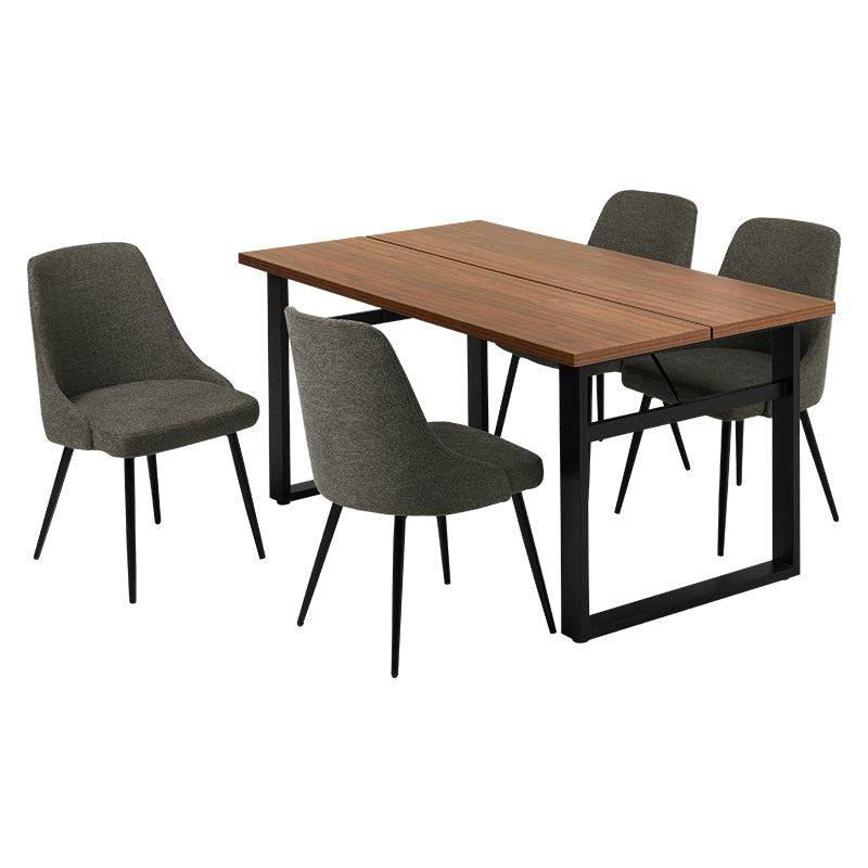 テーブルとチェアのカラーが選べるダイニング5点セット