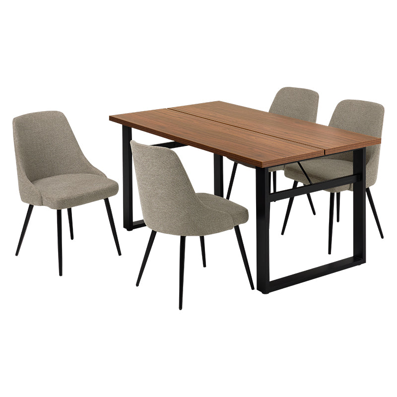 テーブルとチェアのカラーが選べるダイニング5点セット