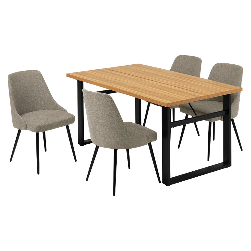 テーブルとチェアのカラーが選べるダイニング5点セット