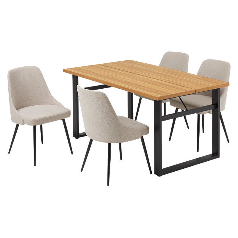 テーブルとチェアのカラーが選べるダイニング5点セット