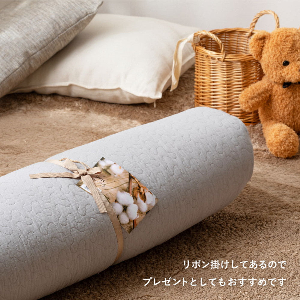 綿100%の円形マルチマット イブル 赤ちゃんの肌にもやさしくやわらかな肌ざわり