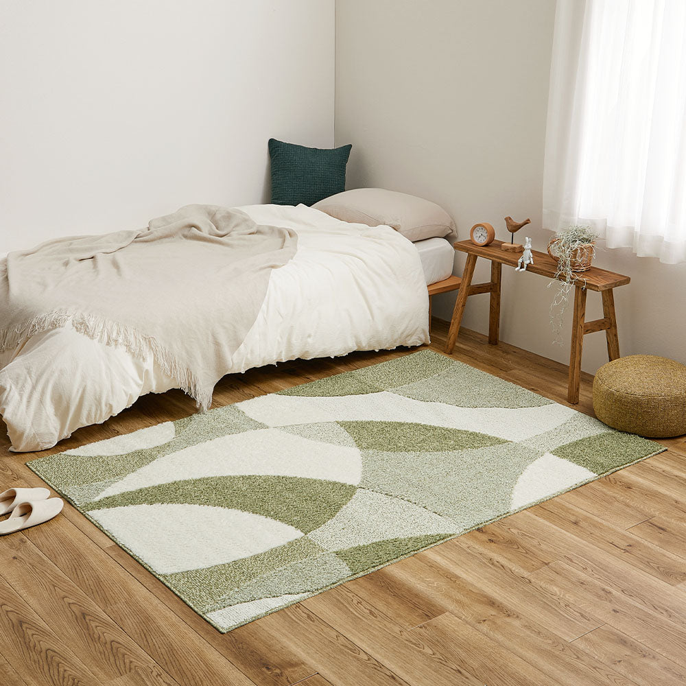 ウイルスや花粉を吸着して分解するラグ 国産タフトラグ ジャスト