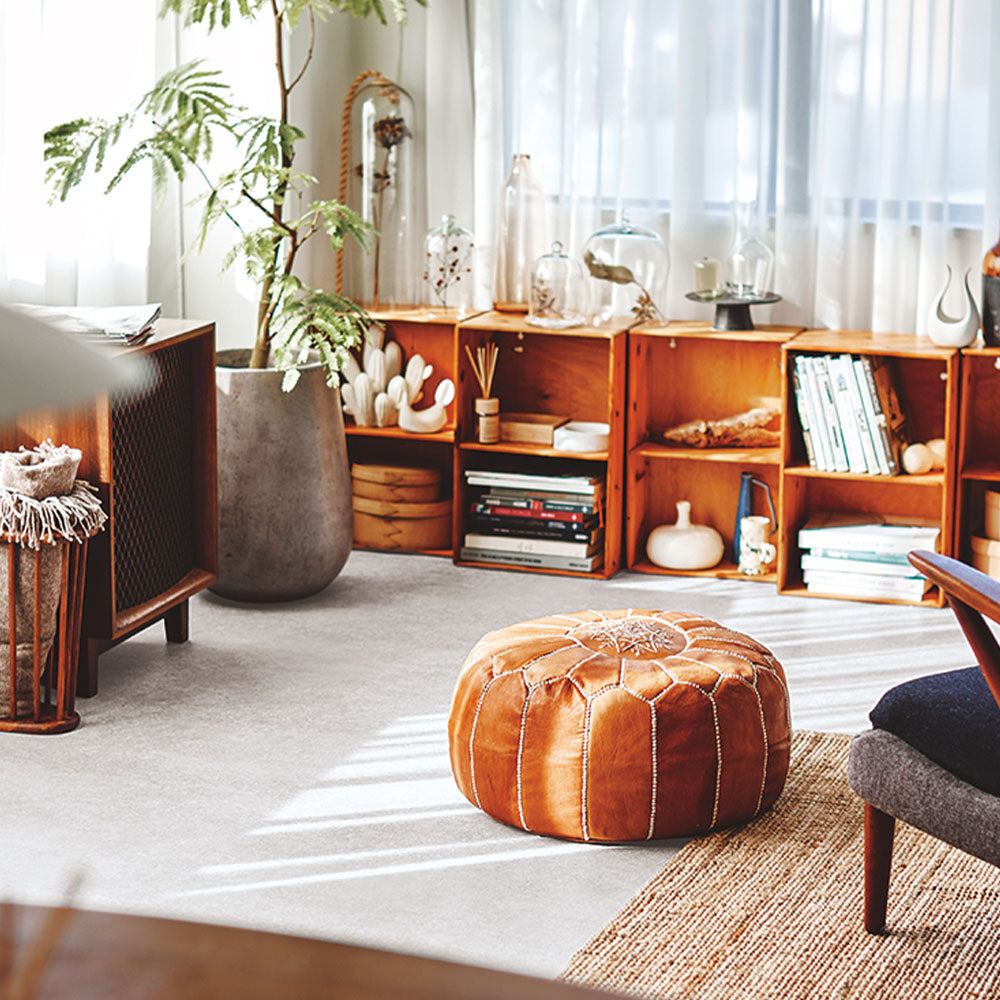 ペットとの暮らしにオススメのクッションフロアカーペット 犬猫対応 滑りにくい・抗菌・消臭