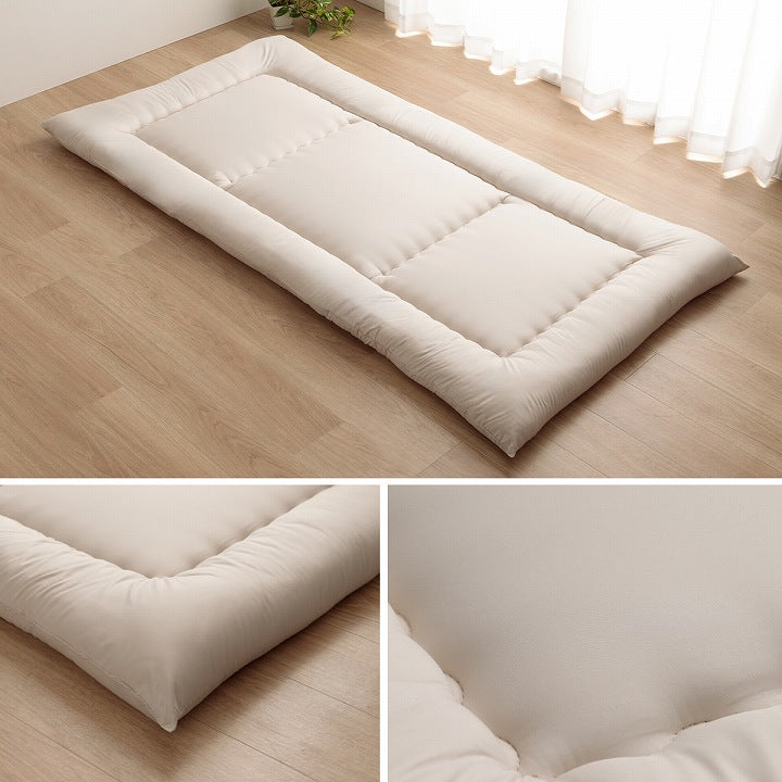 防ダニ機能付きのウール入りヌード敷き布団