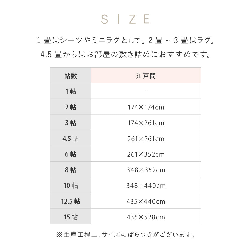 水に強い素材でできたい草風カーペット