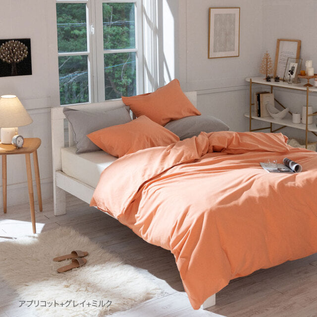 ふんわりなめらか掛け布団カバー コットンフランネル 天然繊維の心地よさ【Fab the Home】