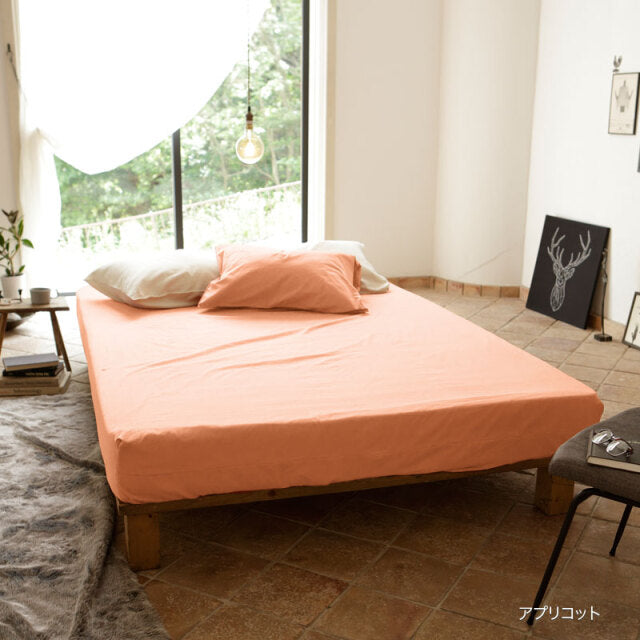 ふんわりなめらかボックスシーツ コットンフランネル 天然繊維の心地よさ【Fab the Home】