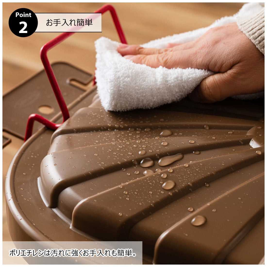 耐衝撃の丈夫でタフなゴミ箱タフカン60L 屋外使用可能