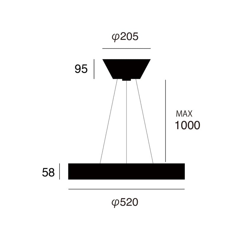 ペンダントライト Glow 5500 LED-pendant light