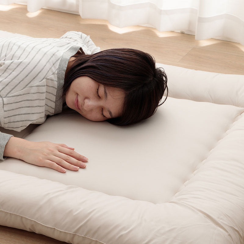 防ダニ機能付きのウール入りヌード敷き布団