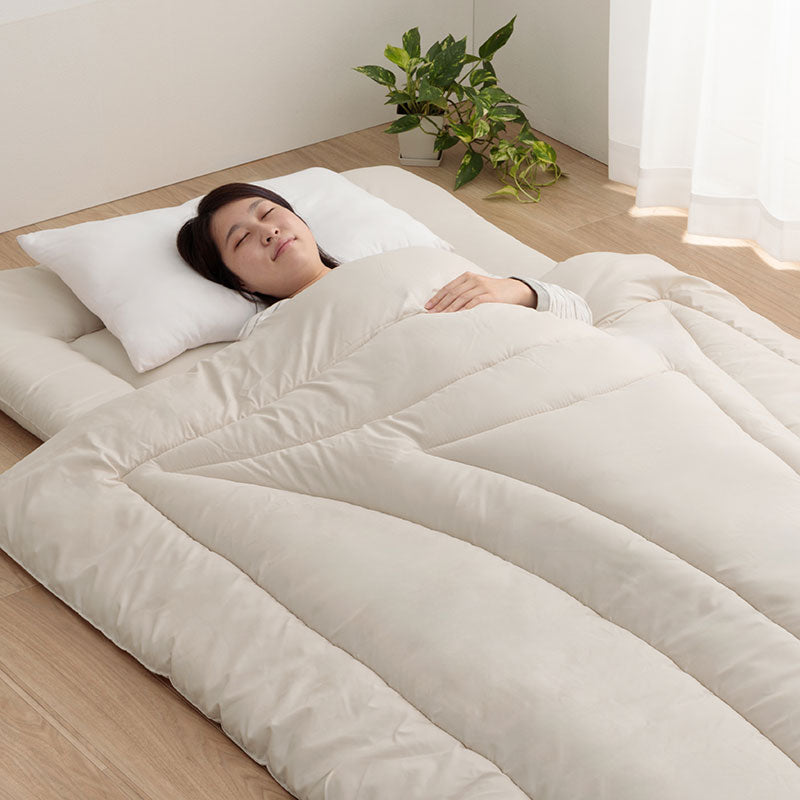防ダニ機能付きのウール入りヌード掛け布団