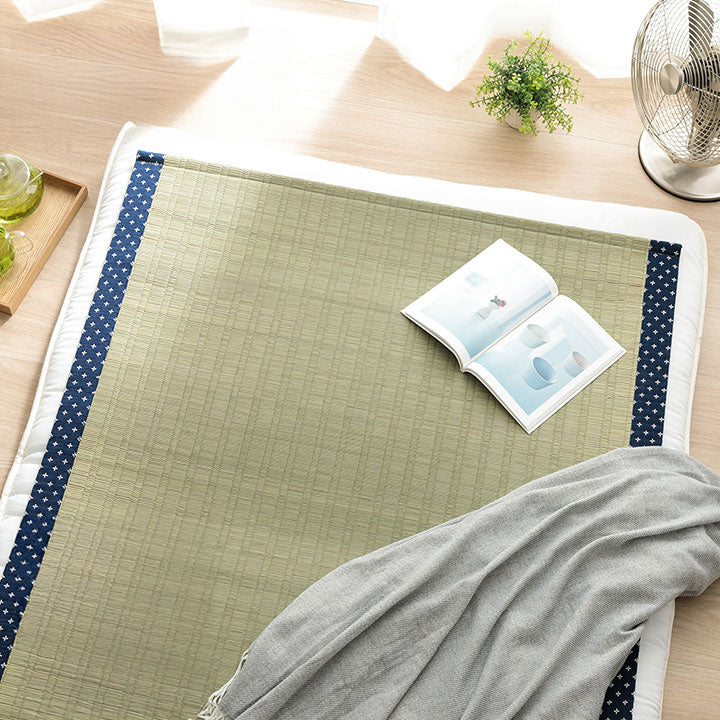 熊本県八代産の国産い草を使用したい草シーツ(寝ござ) 詩織 敷きパッド