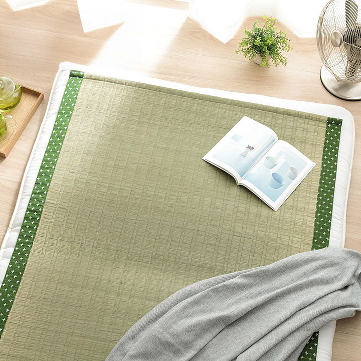 熊本県八代産の国産い草を使用したい草シーツ(寝ござ) 詩織 敷きパッド