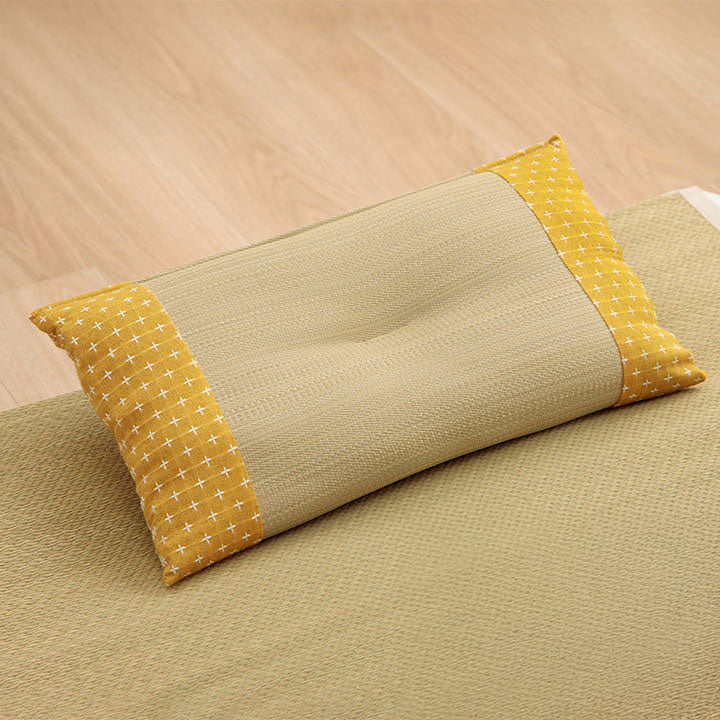 い草の角枕 詩織 約30×50cm