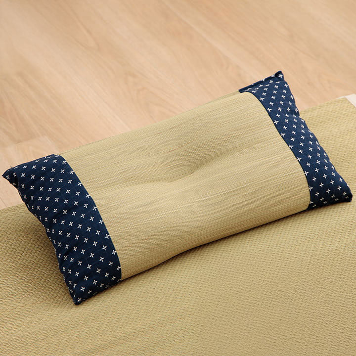 い草の角枕 詩織 約30×50cm