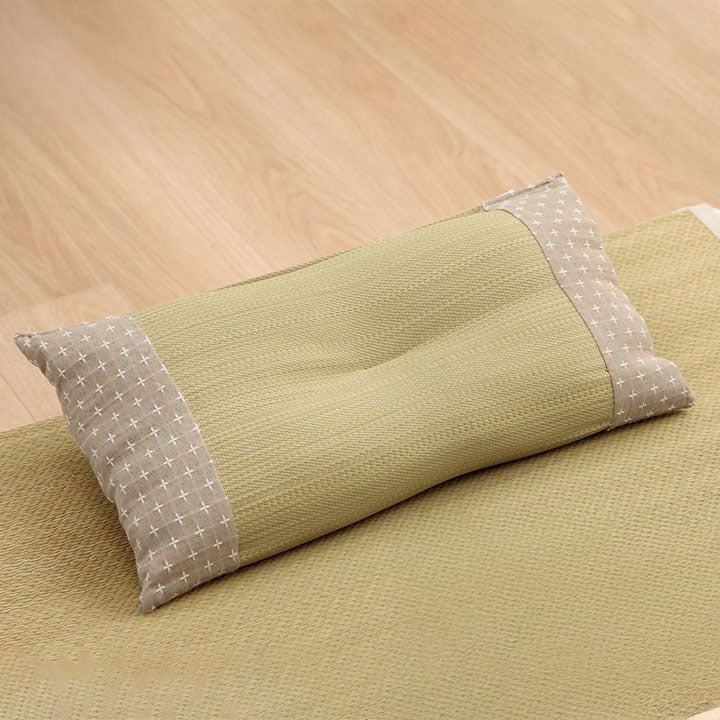 い草の角枕 詩織 約30×50cm
