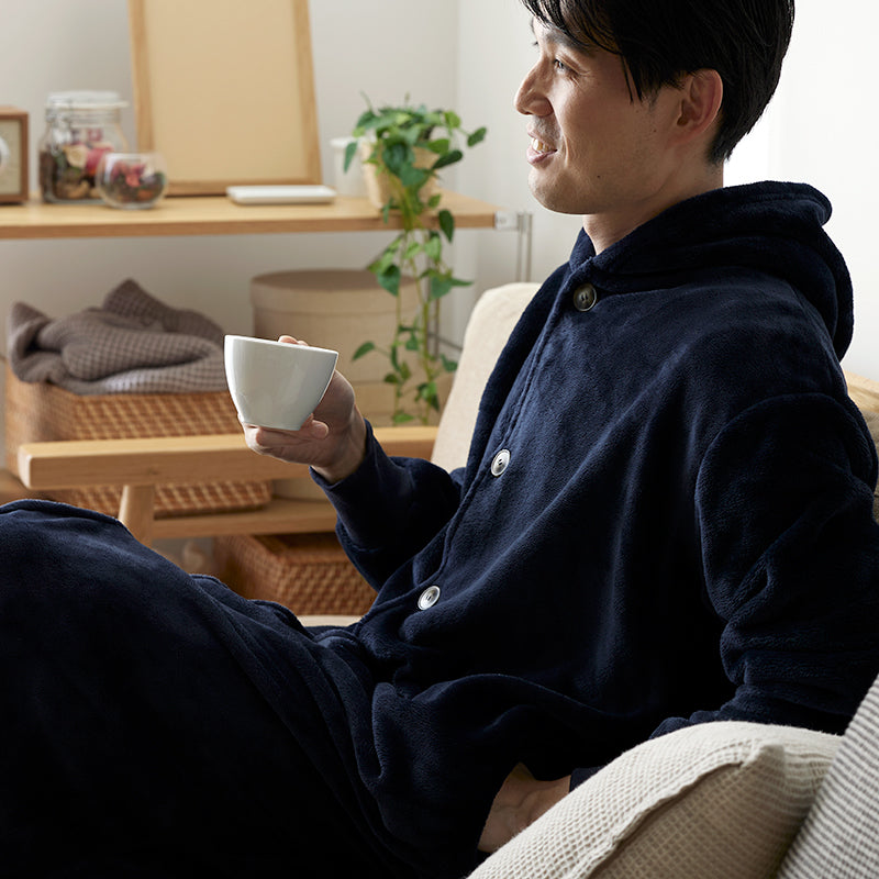 着る毛布 フードタイプ プレミアムマイクロファイバー