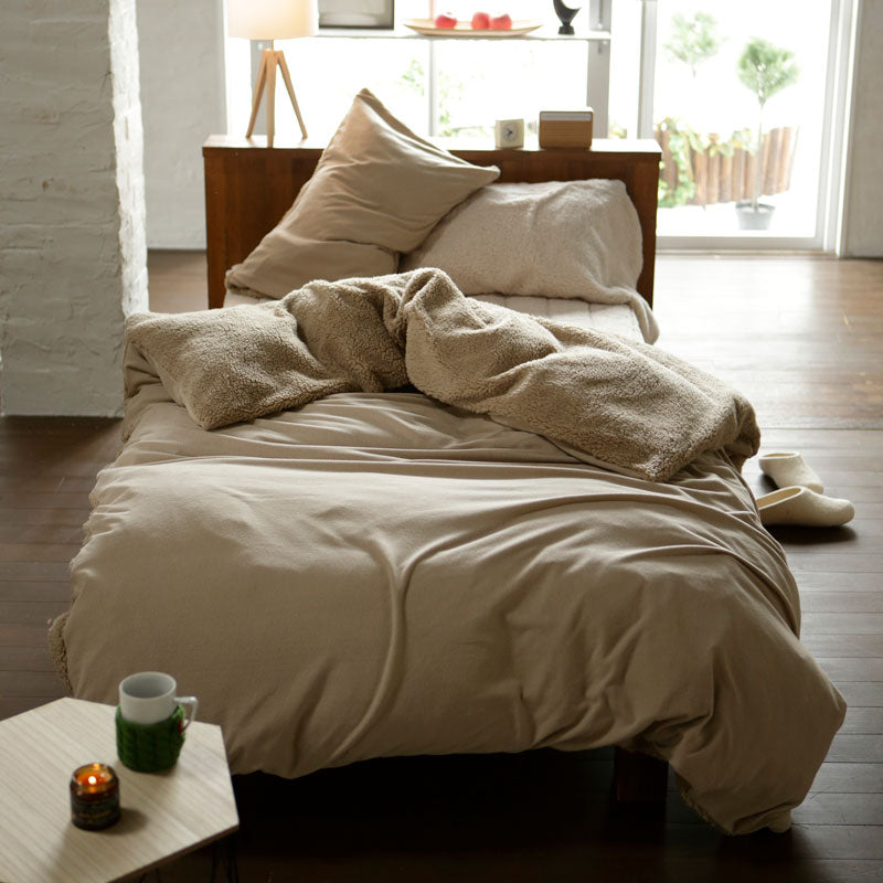 ふわモコ枕カバー ピローケース 暖かくてふわふわの触り心地が秋冬にぴったり 2枚セット【Fab the Home】