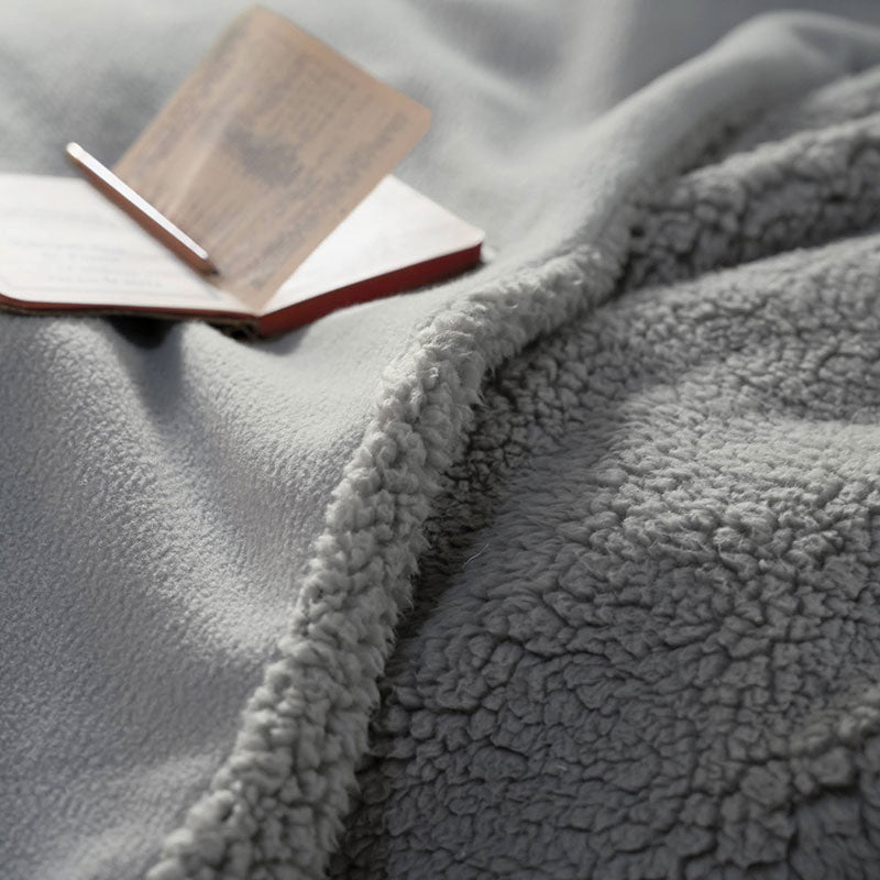 ふわモコ掛け布団カバー 暖かくてふわふわの触り心地が秋冬にぴったり シープ調ボアとフリース【Fab the Home】
