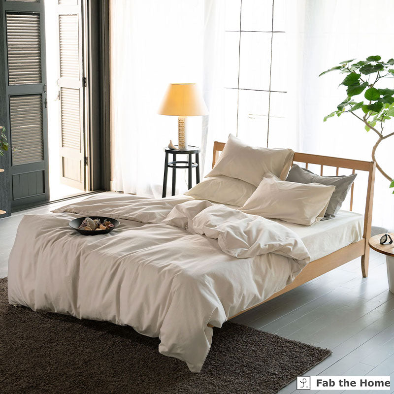 ふんわりなめらか掛け布団カバー コットンフランネル 天然繊維の心地よさ【Fab the Home】