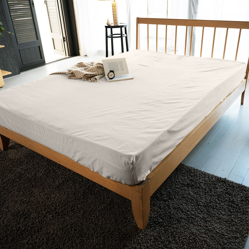 ふんわりなめらかボックスシーツ コットンフランネル 天然繊維の心地よさ【Fab the Home】