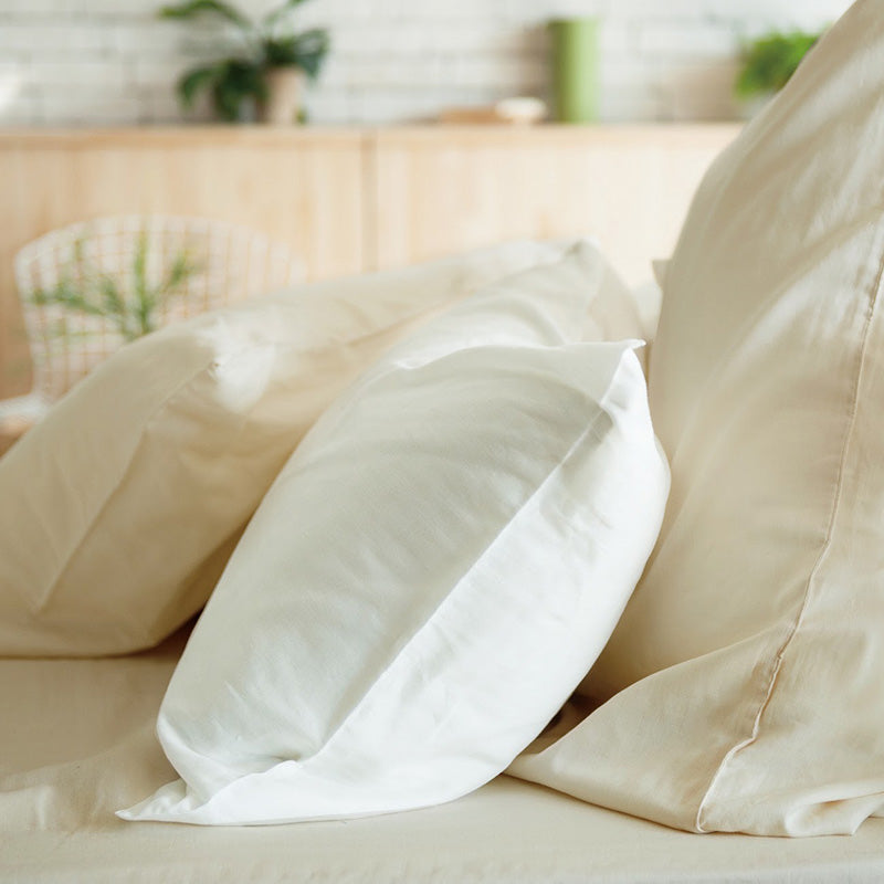 サラッとして快適なガーゼ枕カバー ダブルガーゼ なめらかな風合いが心地よい 2枚セット【Fab the Home】