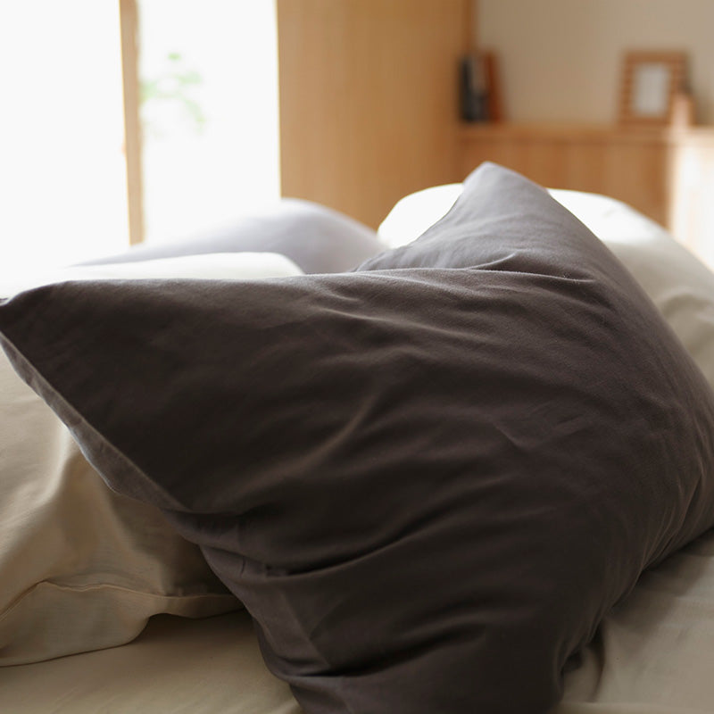 サラッとして快適なガーゼ枕カバー ダブルガーゼ なめらかな風合いが心地よい 2枚セット【Fab the Home】