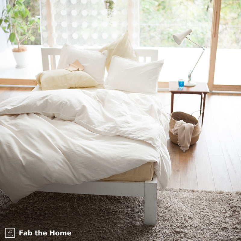 サラッとして快適なガーゼ掛け布団カバー ダブルガーゼ なめらかな風合いが心地よい【Fab the Home】
